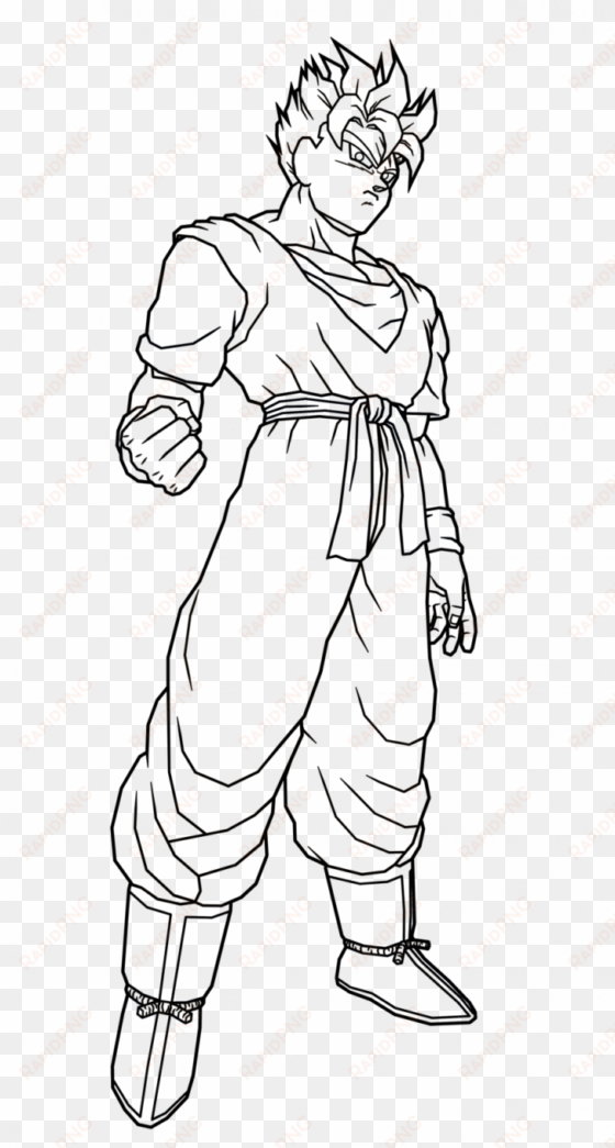 gohan coloring pages - future gohan