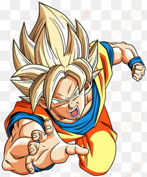 goku clipart ssgss - goku ssj blue universe survival