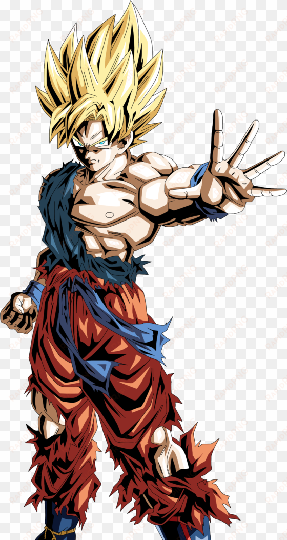 goku clipart ssgss - imagenes de goku para colorear