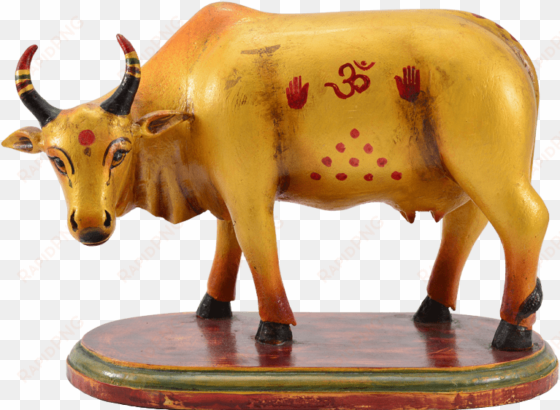 golden cow figurine 1 - bull