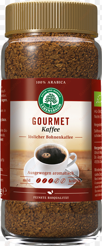 gourmet coffee instant lebensbaum organic - lebensbaum gourmet coffee, instant coffee - 100 g