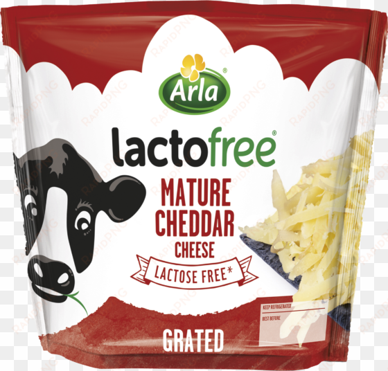grated mature cheddar cheese - lactose free cheese uk