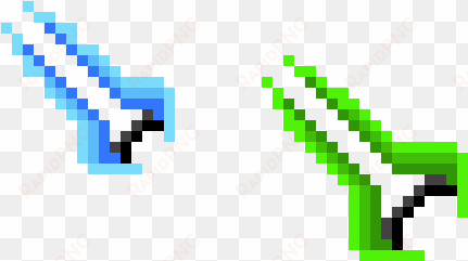 green energy sword new - pixel energy sword