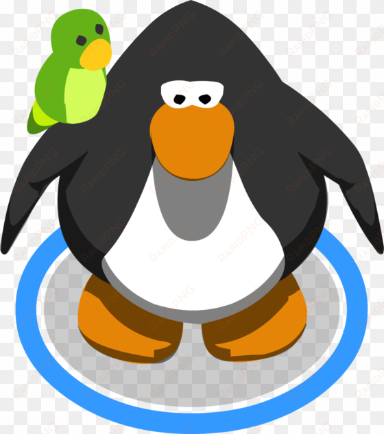 green parrot ig - penguin with a tie