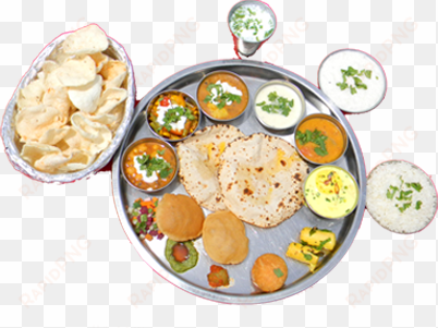 gujrati thali - rajasthani thali png