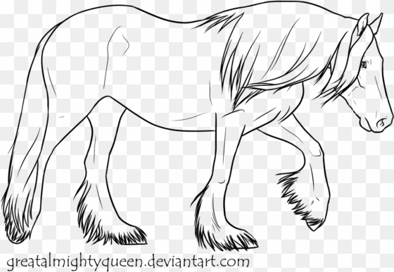 gypsy vanner lines by greatalmightyqueen on deviantart - line art