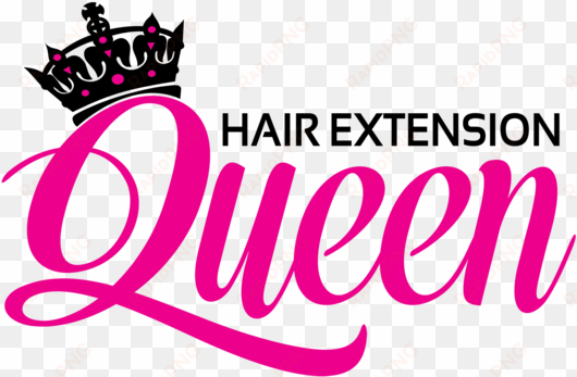 hair extension queen - queen hair extensions logo