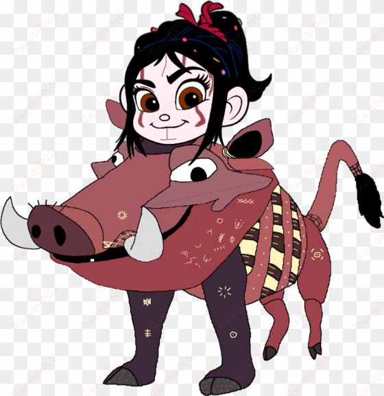 hakuna matata images vanellope dressed as pumbaa hd - pumbaa the lion king broadway