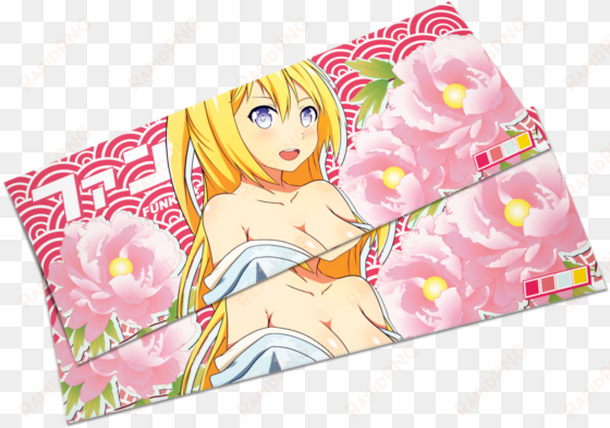hana chitoge slap - cartoon