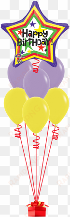 happy bday star active balloon11 - balloon