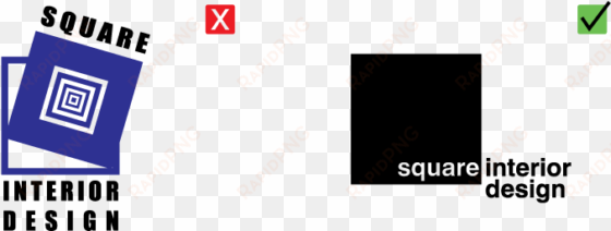 having an over the top logo mark makes a design distracting - graphic design