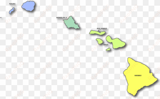 hawaii county map - hawaii state map png