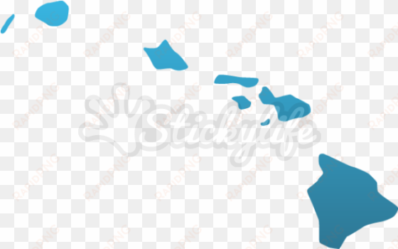 hawaii decals - hawaiian islands