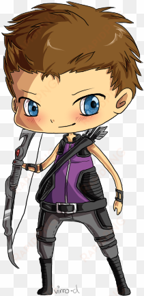 hawkeye cute - hawk eye chibi