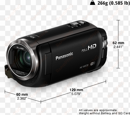 hd camcorder hc-w570 - panasonic hc-w570 - camcorder