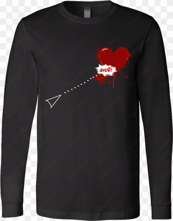 heart attack - long-sleeved t-shirt