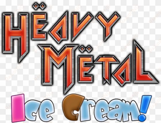 heavy metal ice cream logo - missouri