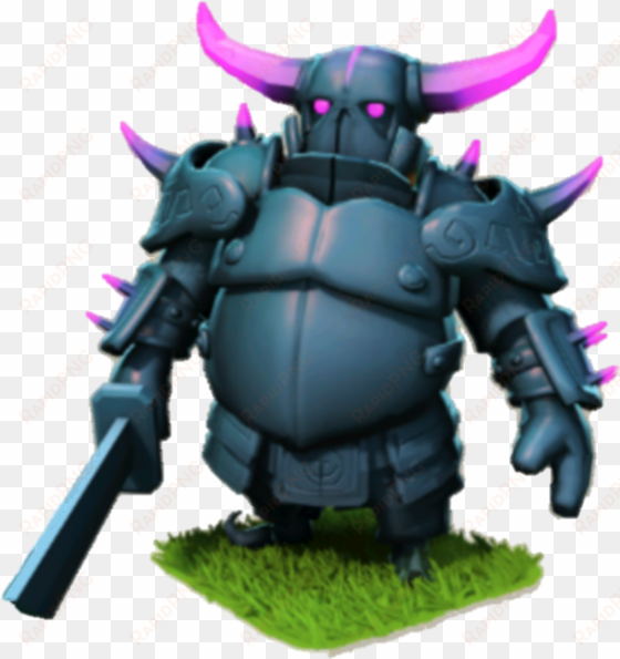 here we have the pekka de clash of clans, such creatures - peca de clash of clans