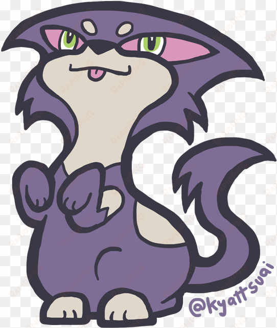 here's a purrloin i drew for @nerdbotmk2's twitterdex, - internet