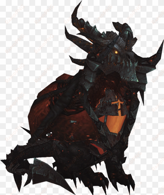 “ here's a transparent deathwing sitting like a kitty - deathwing transparent