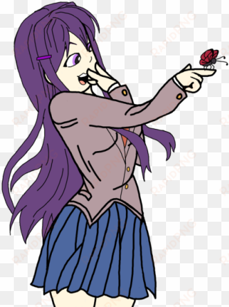 here's a yuri i submitted this design to the ddlc contest - cartoon