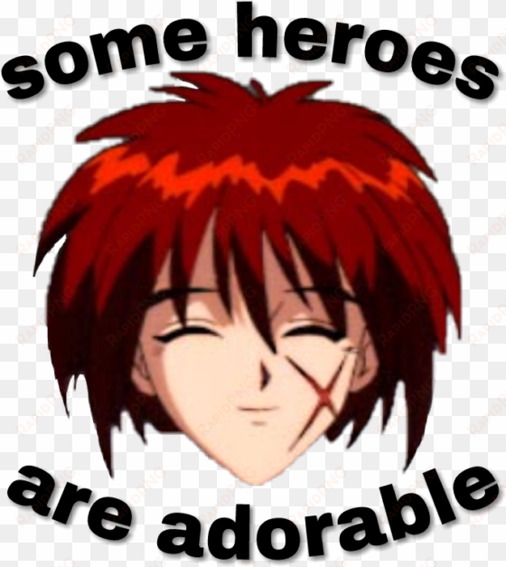 heroes adorable kawaii kenshin rurounikenshin anime - rurouni kenshin
