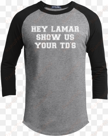 hey lamar show us your td's louisville shirt - bravo medical magnet high school knights colorblock
