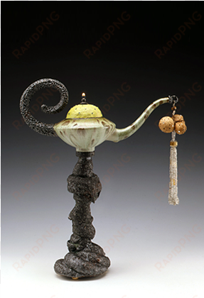hi fibre truffle sniffing magic lamp, 1996 - still life photography