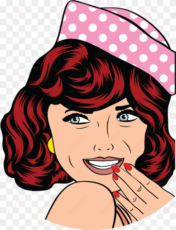 "hi, i'm zoe - art print: andreea's pop art illustration