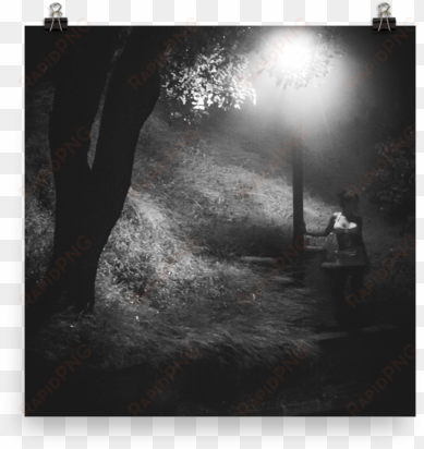 "hollywood hills" fine art photography print by jesse - monochrome