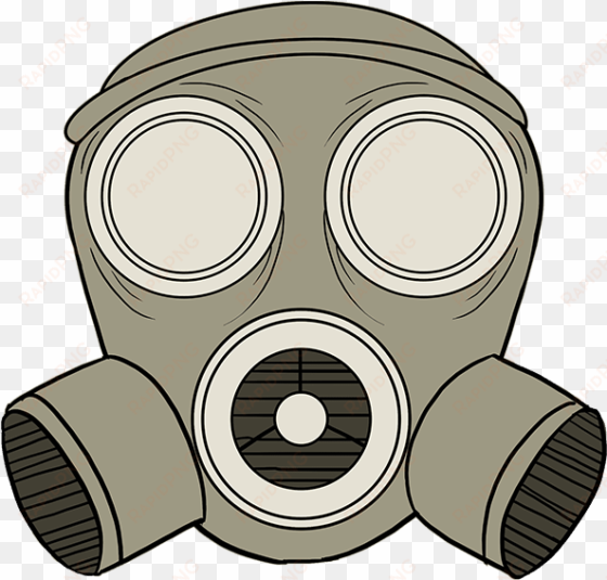 how to draw gas mask - draw a gas mask
