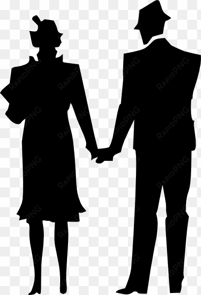 how to set use husband wife married clipart - husband and wife silhouette
