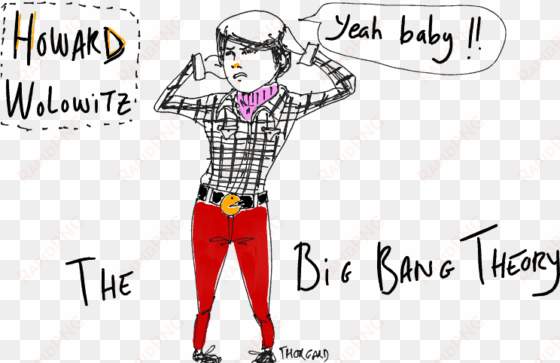 howard-big bang theory - cartoon