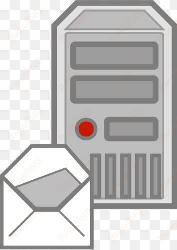 hoy en día todos podemos disponer de un nombre de dominio - email server clipart