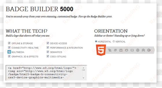 html5 badge builder - devonthink