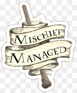 http - //www - redbubble - mischief managed grid pos=67&p=sticker - lumos font