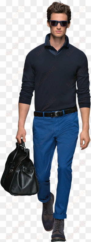 hugo boss fall winter 2013 2014 mens sportswear - jeans model for man png