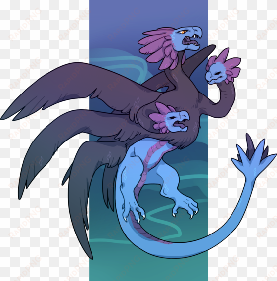 hydreigon - cartoon