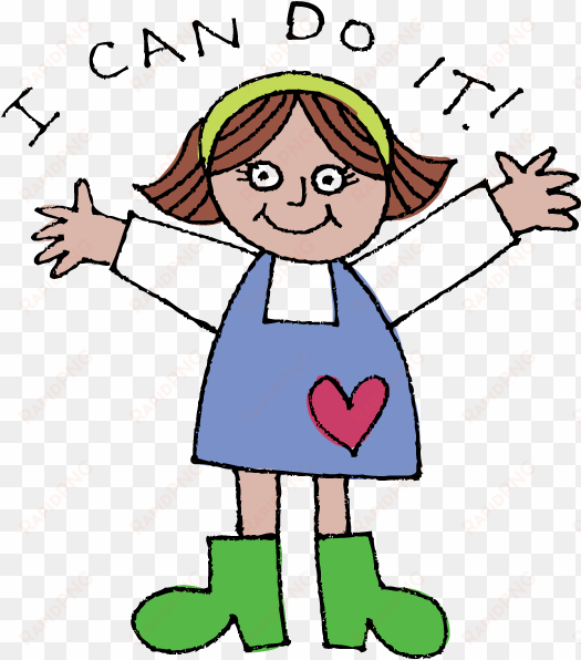 i can do it - positive discipline clipart