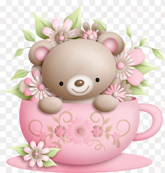 i hope youll enjoy the new additions cup and teddy - cute teddy bear clipart