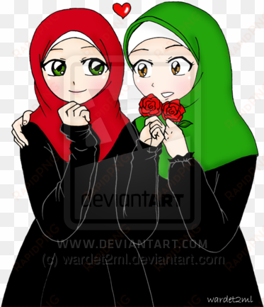 i love you my friend by ~wardet2ml on deviantart - islamic anime friends