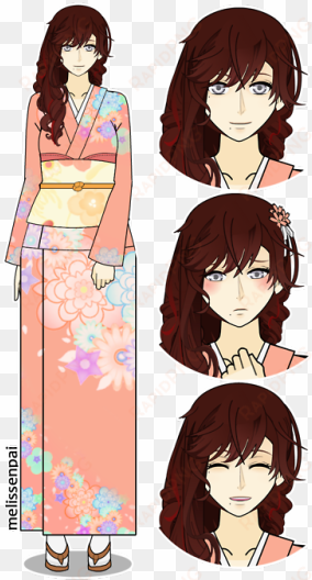 i made a ref of my dear friend's oc/mc aiko bc she's - cartoon