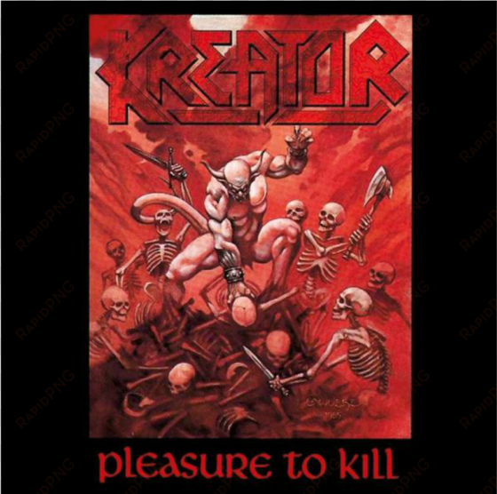 i try to split these mmmm posts evenly between black, - kreator pleasure to kill jacket