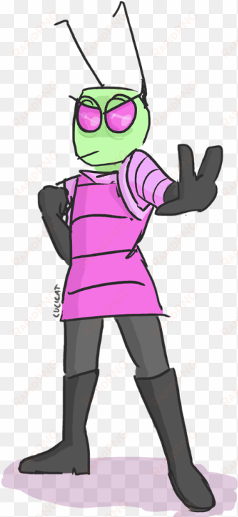 i wonder what offensive hand gestures irkens have - cartoon