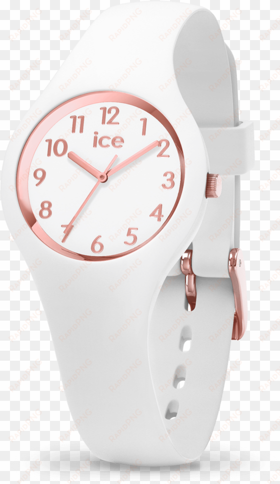 ice glam - white rose-gold - numbers - ice-watch ice glam
