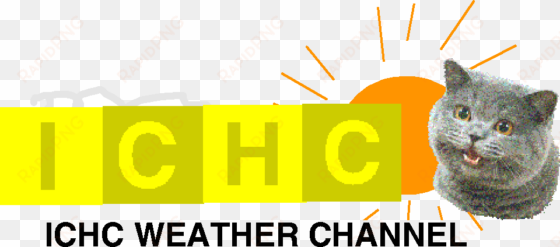 ichc weather channel logo - happy cat plain meme