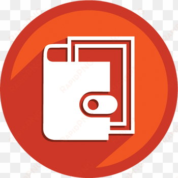 icon binder round lg - project round icon png