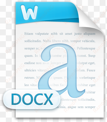 icon for a microsoft word template dotx file - template
