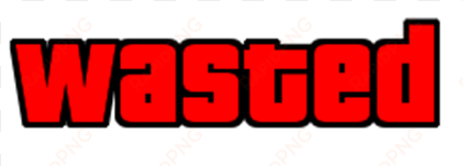 ideal gta 5 background gta v wasted logo roblox - san andreas wasted png