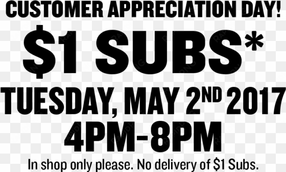 if you are not sure where your local jimmy johns is, - $1 subs at jimmy john's 2017